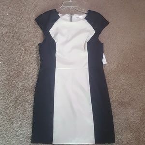 Kensie black and white dress